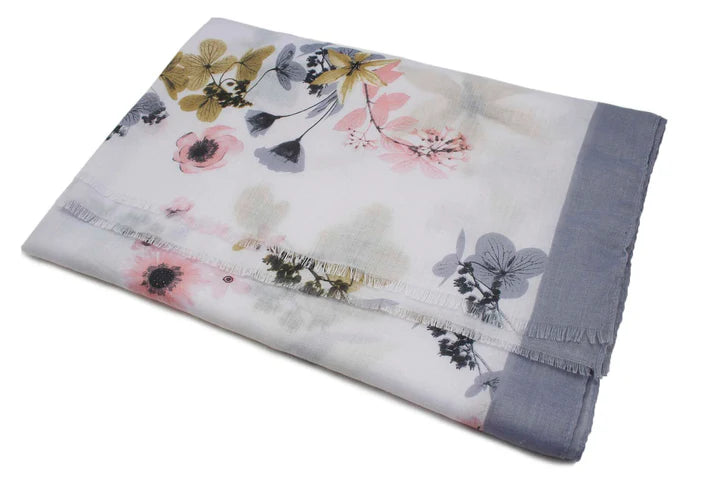 Florence Soft Floral Print Scarf