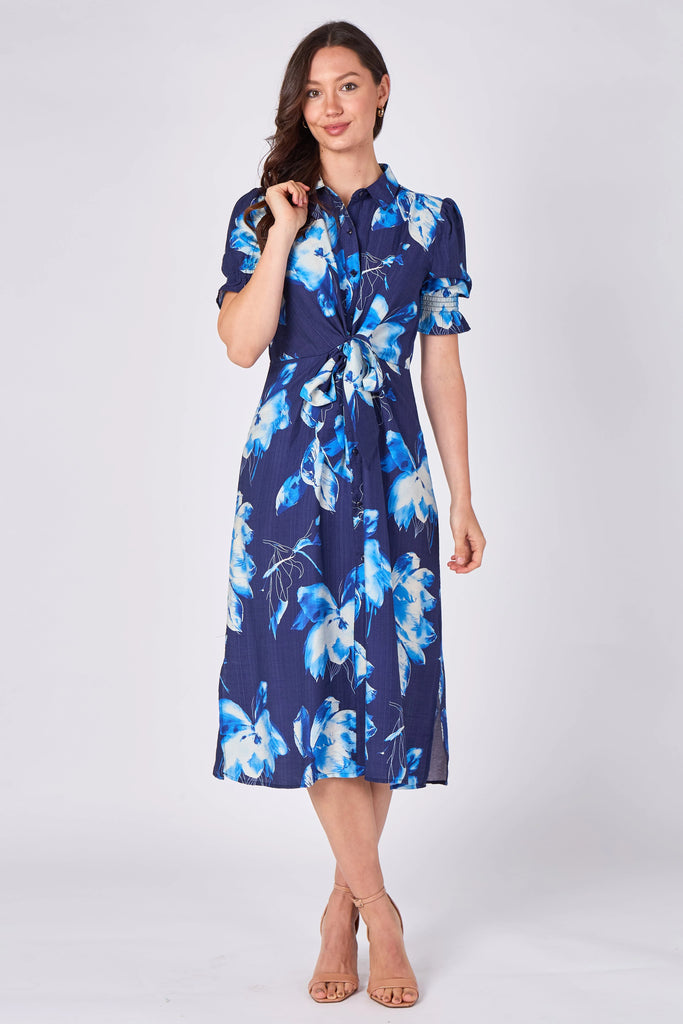 Shannon Floral Print Shirt Dress