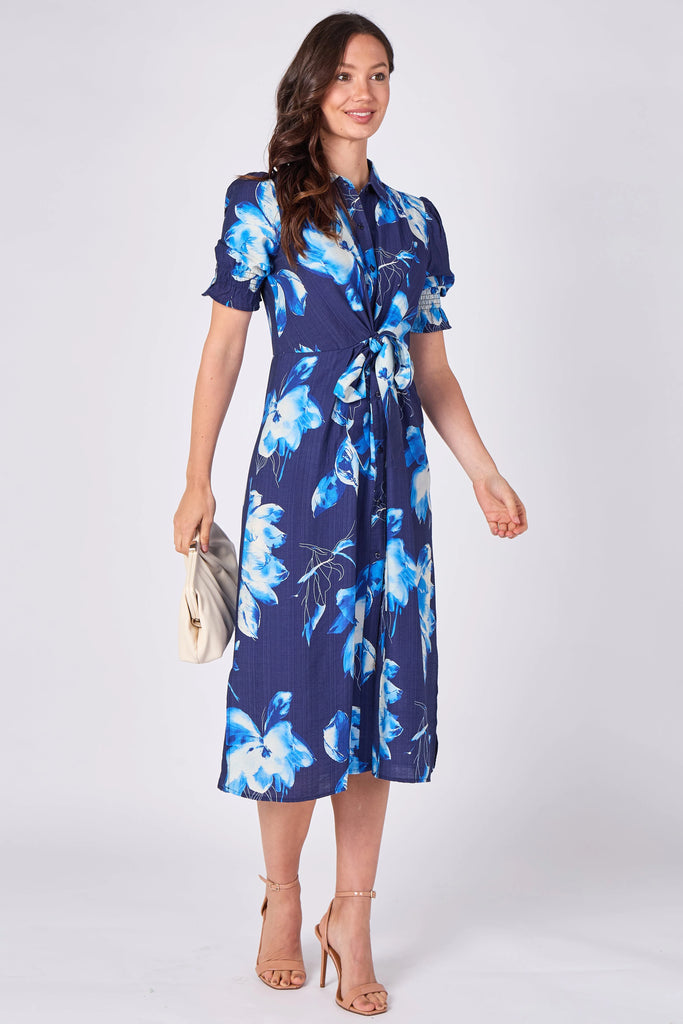 Shannon Floral Print Shirt Dress