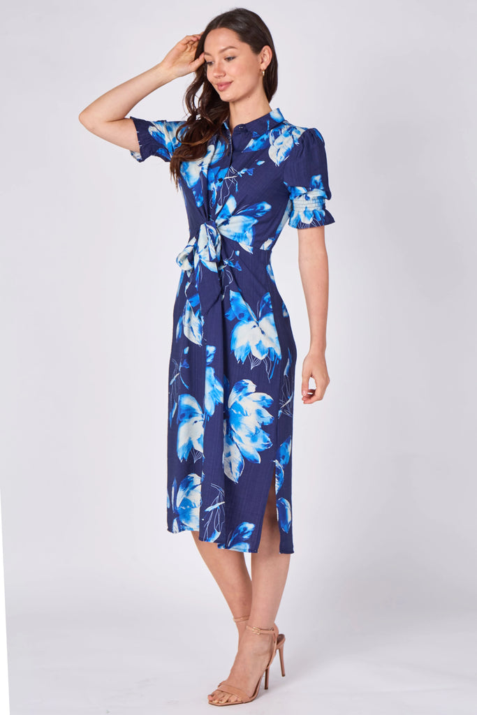 Shannon Floral Print Shirt Dress