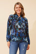 Natalie Baroque Print Top