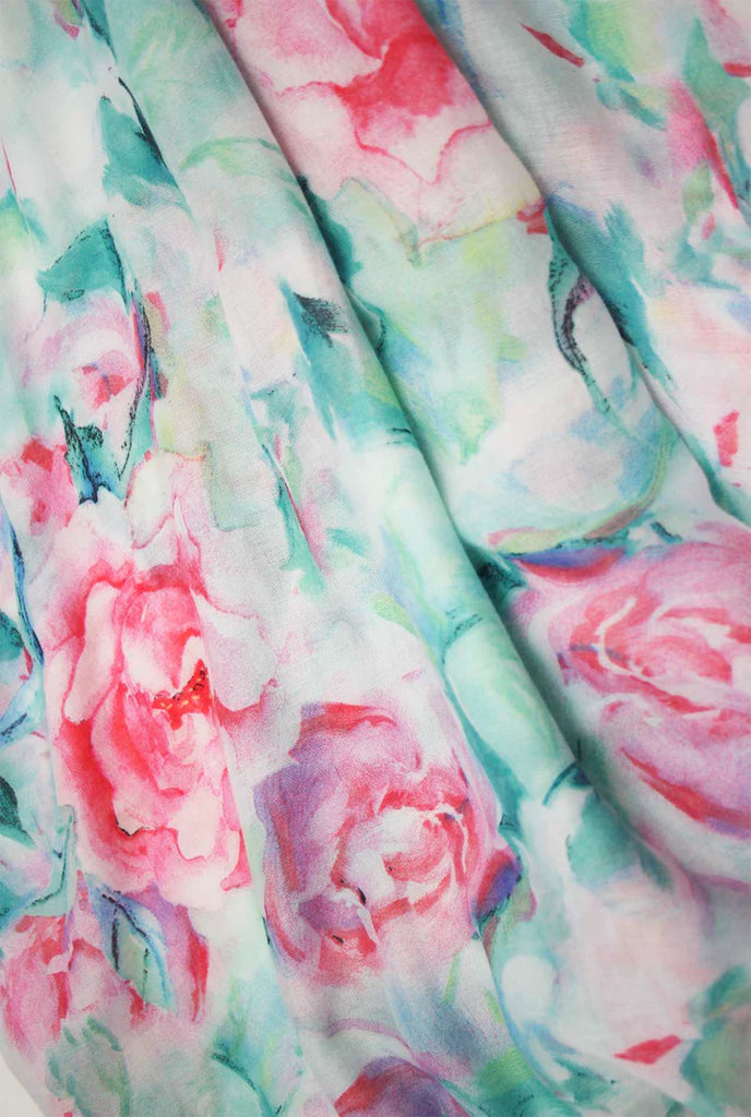Hope Rose Print Scarf