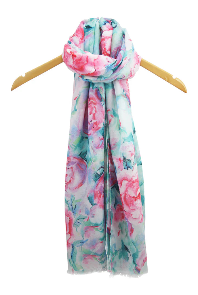 Hope Rose Print Scarf