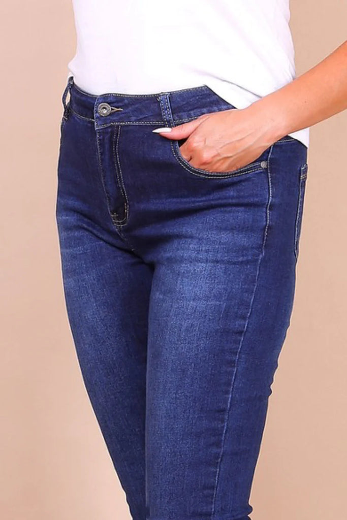 Rochelle Distressed Hem Jeans