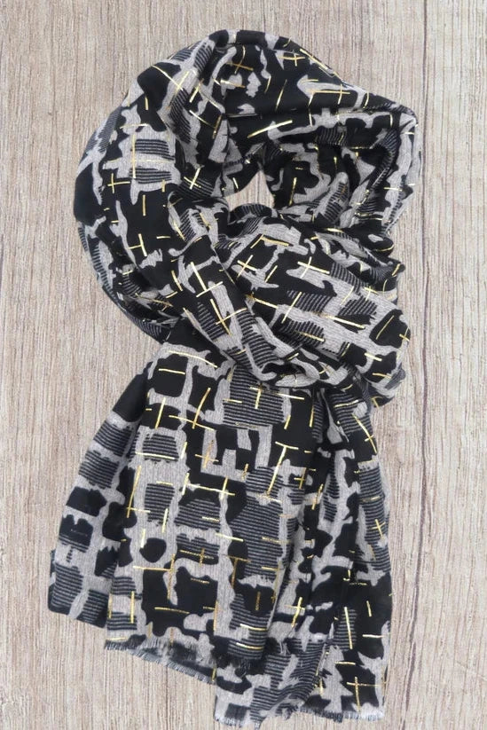 Morna Abstract Print Scarf