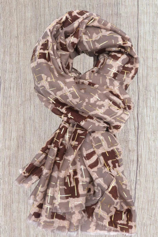 Morna Abstract Print Scarf