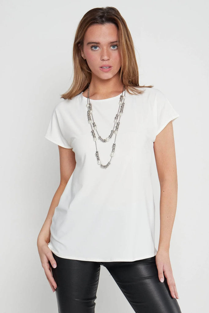 Nellie Capped Sleeve Top