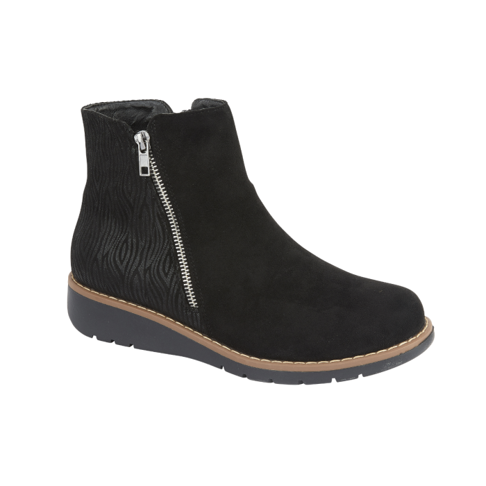 Sonia Suedette Wedge Heel Boots