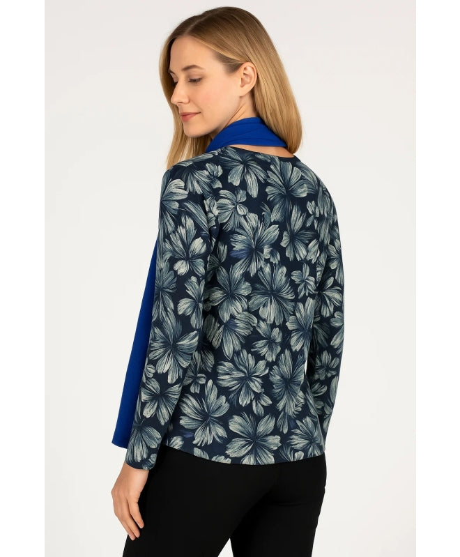 Emma Floral Fleece Top