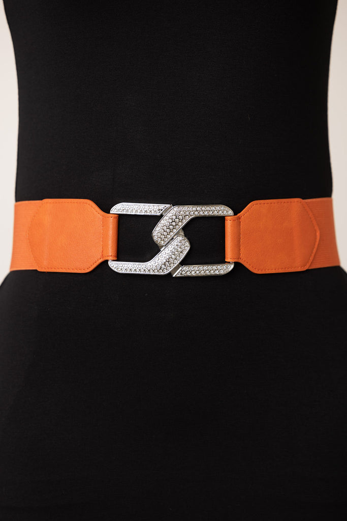 Orange on sale chain belt