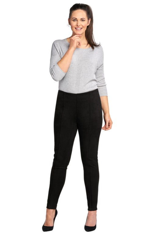 Suzie Suedette Pull-On Trousers
