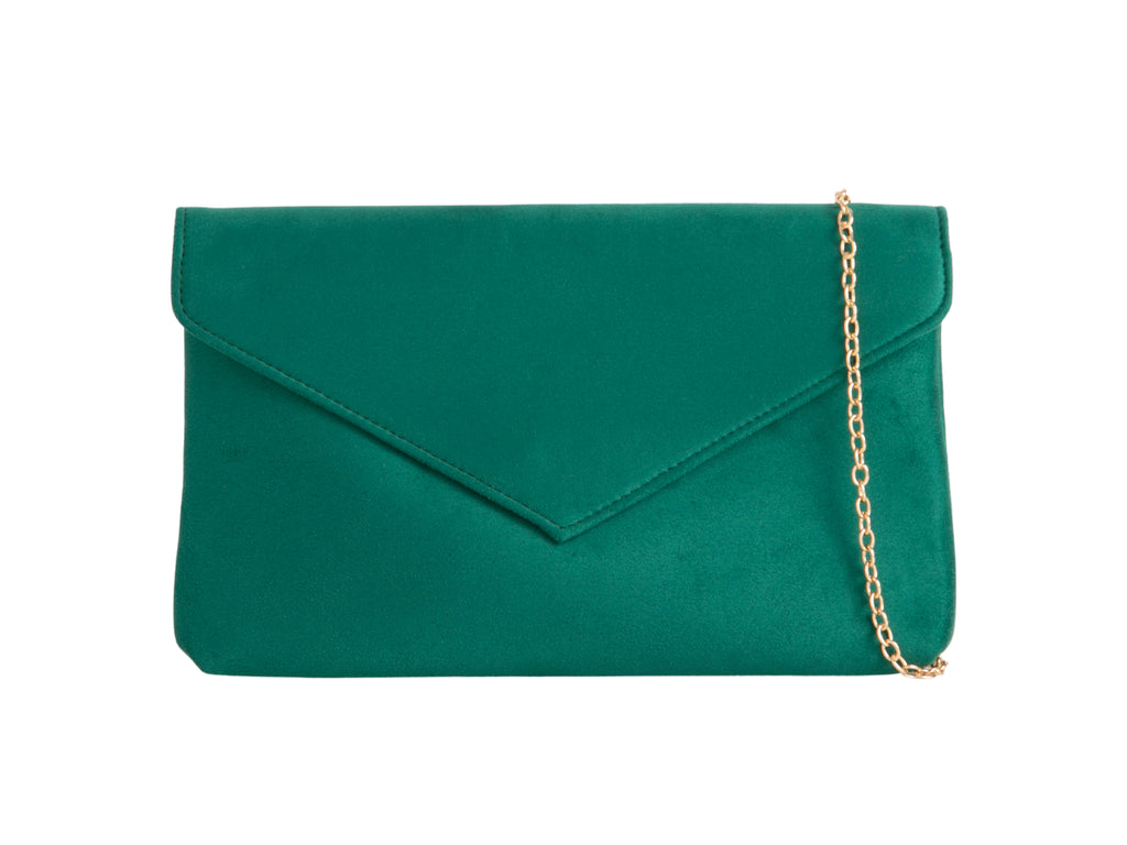 Arianna Suedette Envelope Clutch
