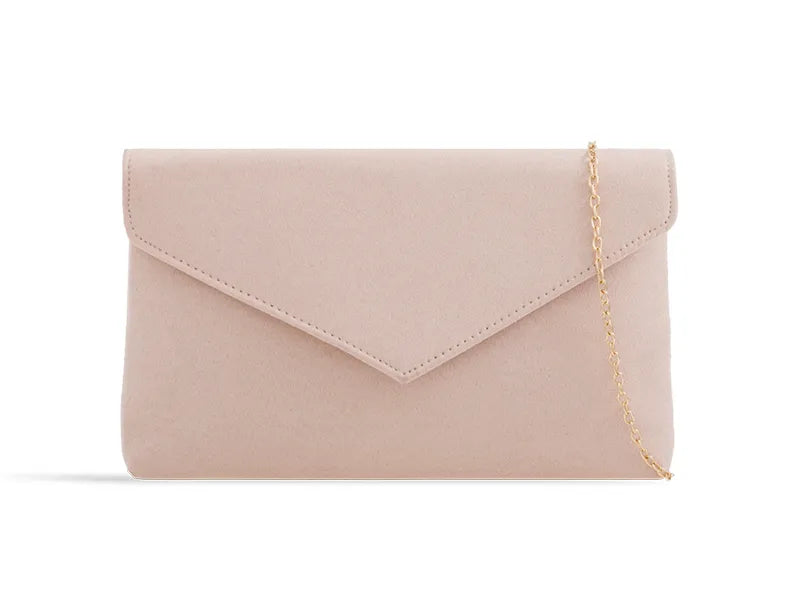 Arianna Suedette Envelope Clutch