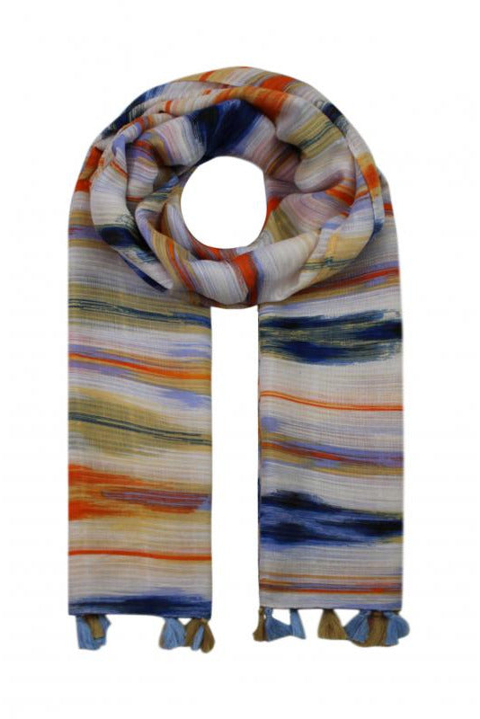 Fifi Wave Print Scarf