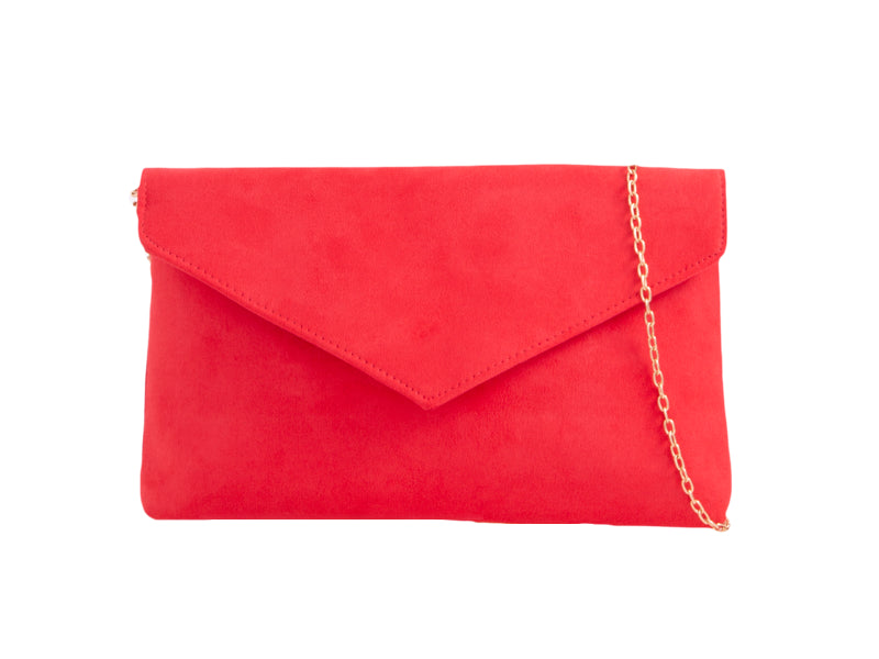 Arianna Suedette Envelope Clutch