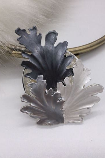 Margot Multi Leaf Magnetic Brooch