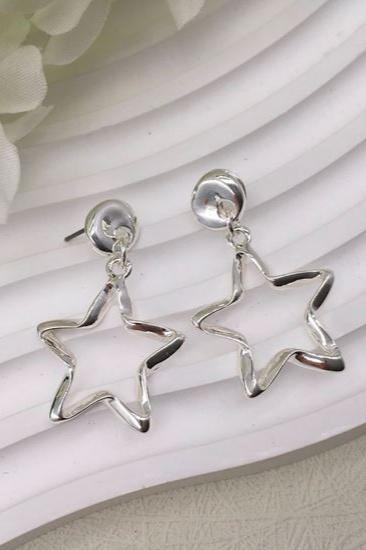 Erin Outline Star Detail Earrings