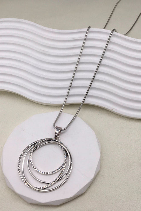 Jemima Intertwining Circle Necklace
