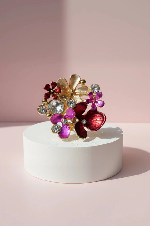 Erin Floral Bouquet Magnetic Brooch
