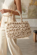 Pearl Woven Rope Tote Bag