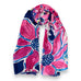 Daphine Bright Floral Print Scarf