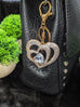 Lumina Statement Heart Keyring/Bag Charm