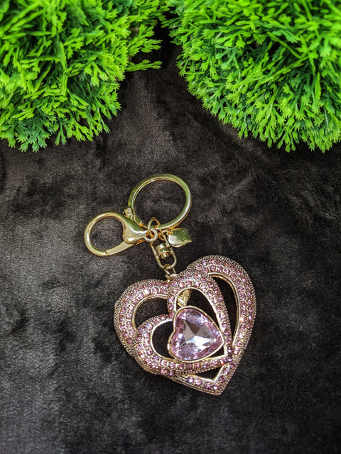 Lumina Statement Heart Keyring/Bag Charm