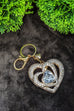 Lumina Statement Heart Keyring/Bag Charm