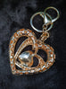 Lumina Statement Heart Keyring/Bag Charm