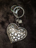 Tindra Heart Gem Keyring/Bag Charm