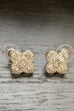 Carter Diamanté Clover Leaf Earrings