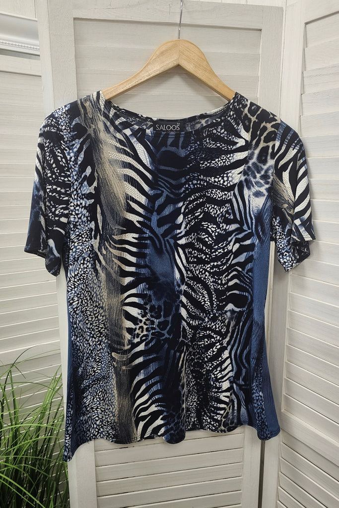 Reese Animal Print Dressy Tee