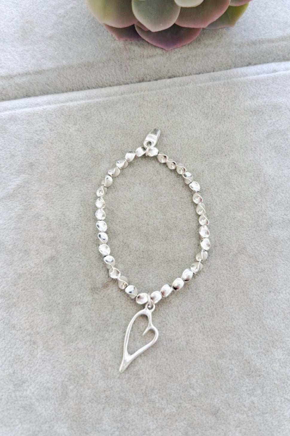 Emma Heart Charm Bracelet