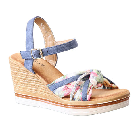 Willa Floral Detail Wedges