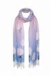 Athena Tulip Print Tassel Scarf