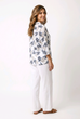 Gaynor Blurred Flower Pull-On Shirt