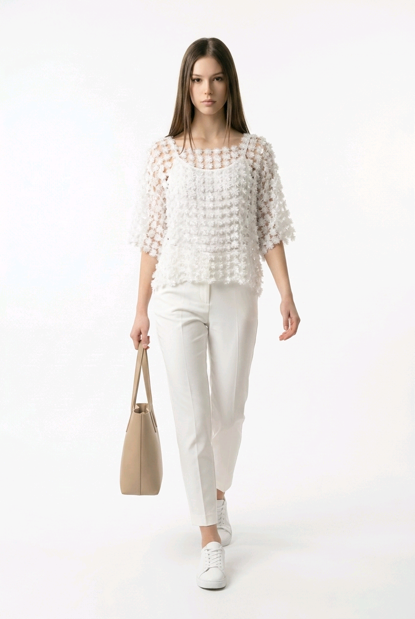 Serena Flower Lace Overtop
