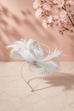 Mila Feather Bow Fascinator