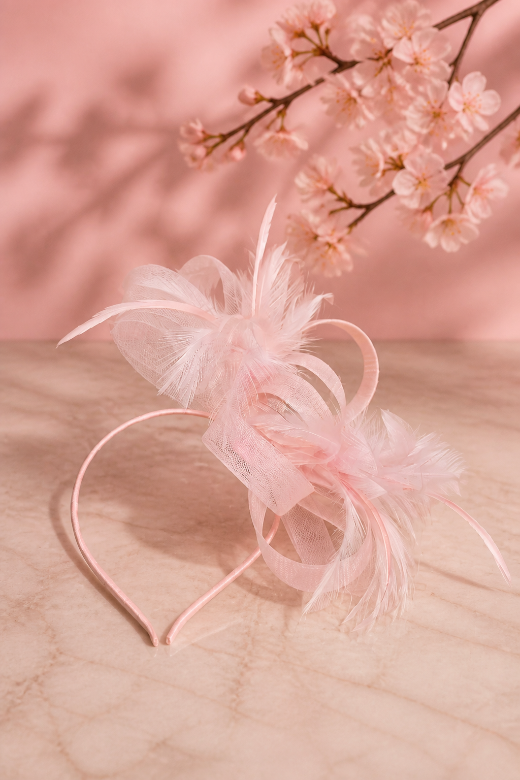 Mila Feather Bow Fascinator