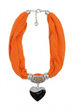 Cassie Heart Pendant Scarf