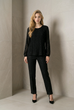 Lana Sparkle Pleated Dressy Top