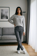 Rosa Fluffy Cable Knit