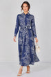 Lainey Coral Print Shirt Dress