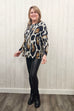 Gail Animal Print Top