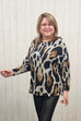 Gail Animal Print Top