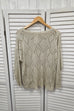 Darlene Diamond Openwork Knit