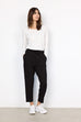 Siham Ruffle Detail Tapered Trousers