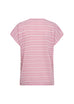 Define Stripe Print Dressy Tee