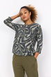 Galina Abstract Burnout Top