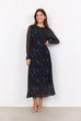 Iliane Brushstroke Midi Dress